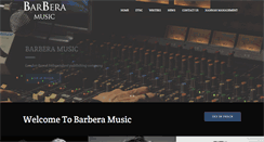 Desktop Screenshot of barberamusic.co.uk