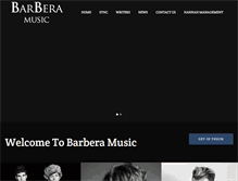 Tablet Screenshot of barberamusic.co.uk